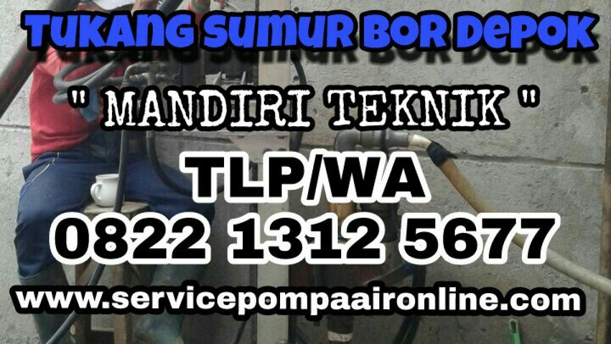Tukang service pompa air di Depok Bogor 0822 1312 5677